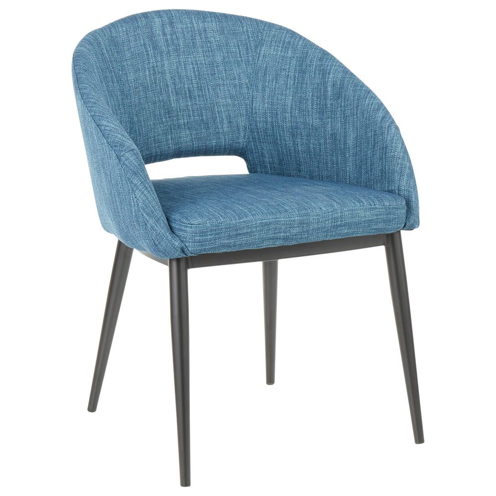 Lumisource Renee Chair in Blue and Black, , large