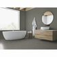 Emser Catch Taupe 2" x 2" Square on 12" x 12" Ceramic Mosaic Sheet, , large