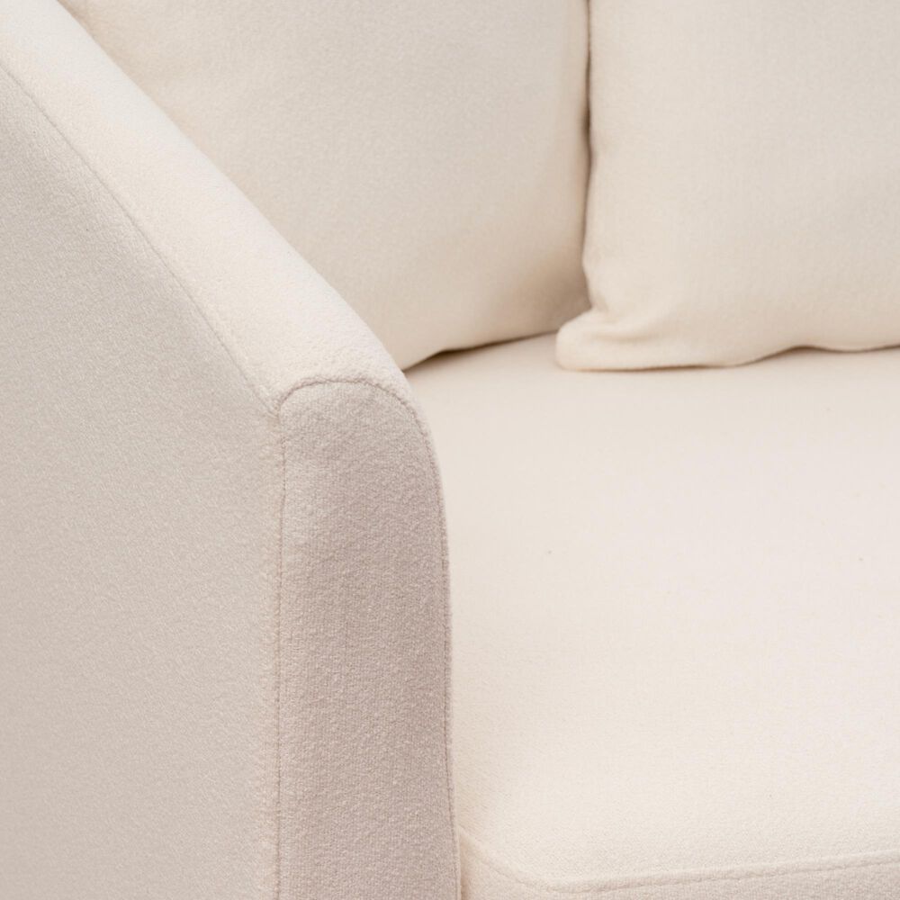 Linon Home Decor Rory Swivel Accent Chair in Off White, , large