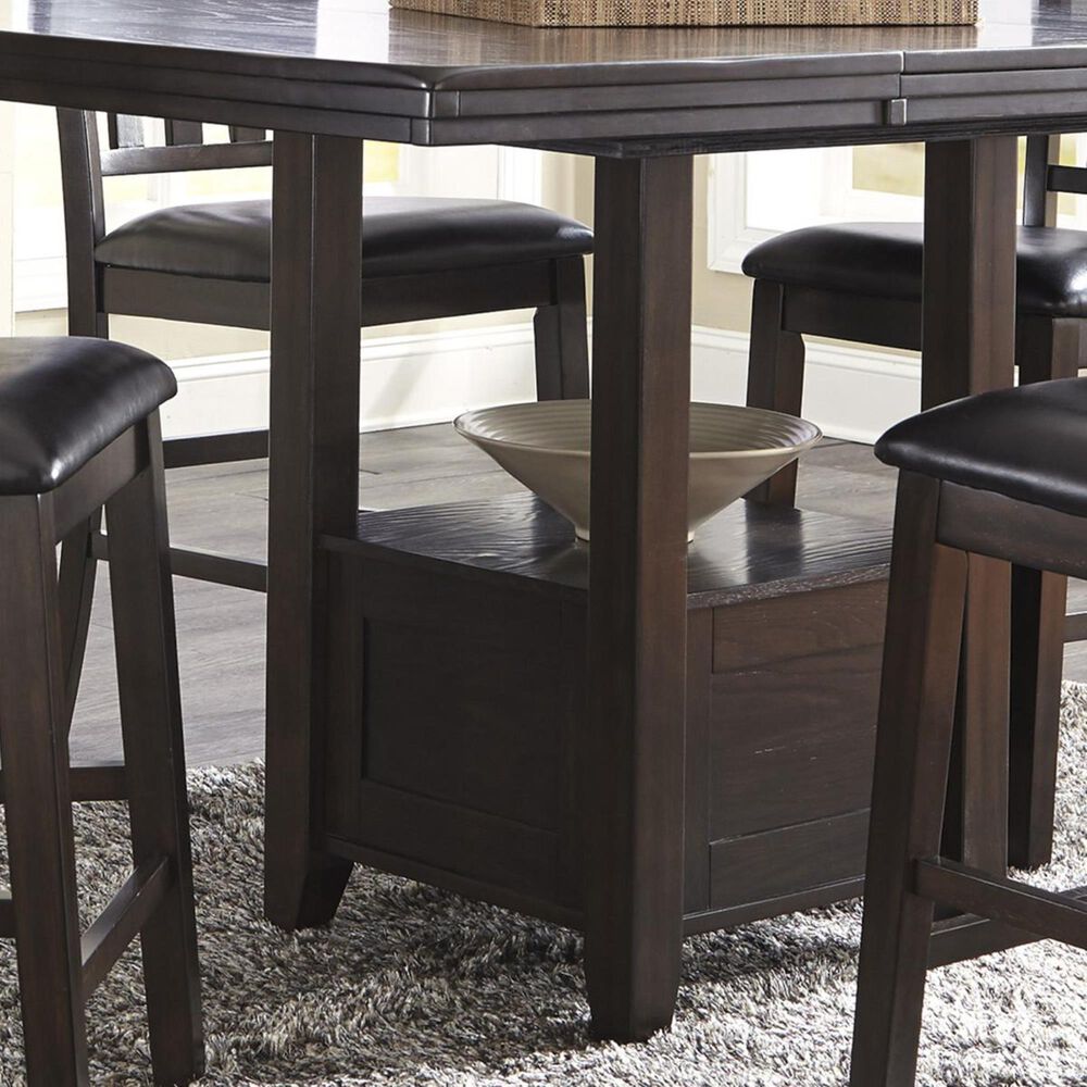 Ashley Haddigan Counter Table in Dark Brown - Table Only, , large