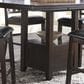 Ashley Haddigan Counter Table in Dark Brown - Table Only, , large