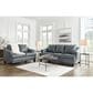Ashley Genoa Queen Sofa Sleeper in Steel, , large