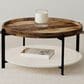 Coaster Adhvik Coffee Table in Natural, White and Black, , large