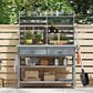HOMLUX 65" Outdoor Potting Bench Table in Grey, , large