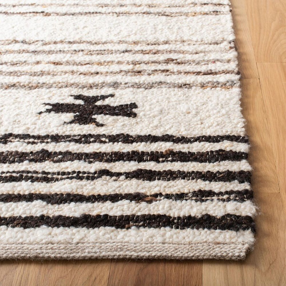 Safavieh Natura NAT325Z 2&#39;3&quot; x 8&#39; Black and Ivory Runner, , large