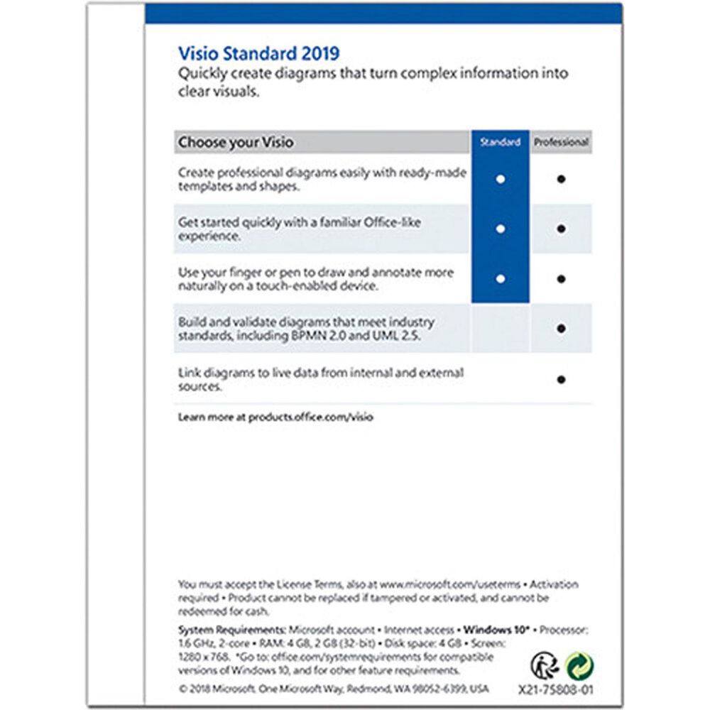 Microsoft Visio Standard 2019, , large
