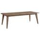 Hawthorne Furniture Oslo Dining Table in Weathered Chestnut with 24 Inch Self-Storing Leaf, , large
