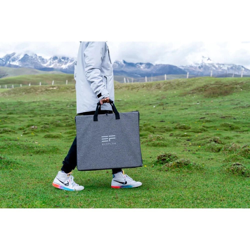 EcoFlow 110W Portable Solar Panel in Black, , large