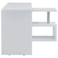 Southern Enterprises Yatesling Corner Desk in White/Chrome, , large
