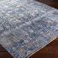 Surya Cardiff CDF-2309 Blue, Deep Teal, Medium Gray, Light Gray, Camel and Charcoal 10" x 13"11" Area Rug, , large