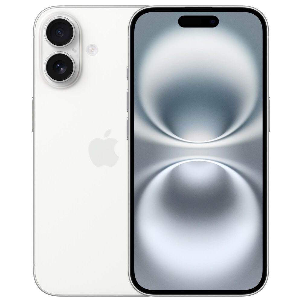 Apple iPhone 16 128GB in White, , large