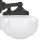 Hunter Saddle Creek 3-Light Chandelier with White Shade in Noble Bronze, , large