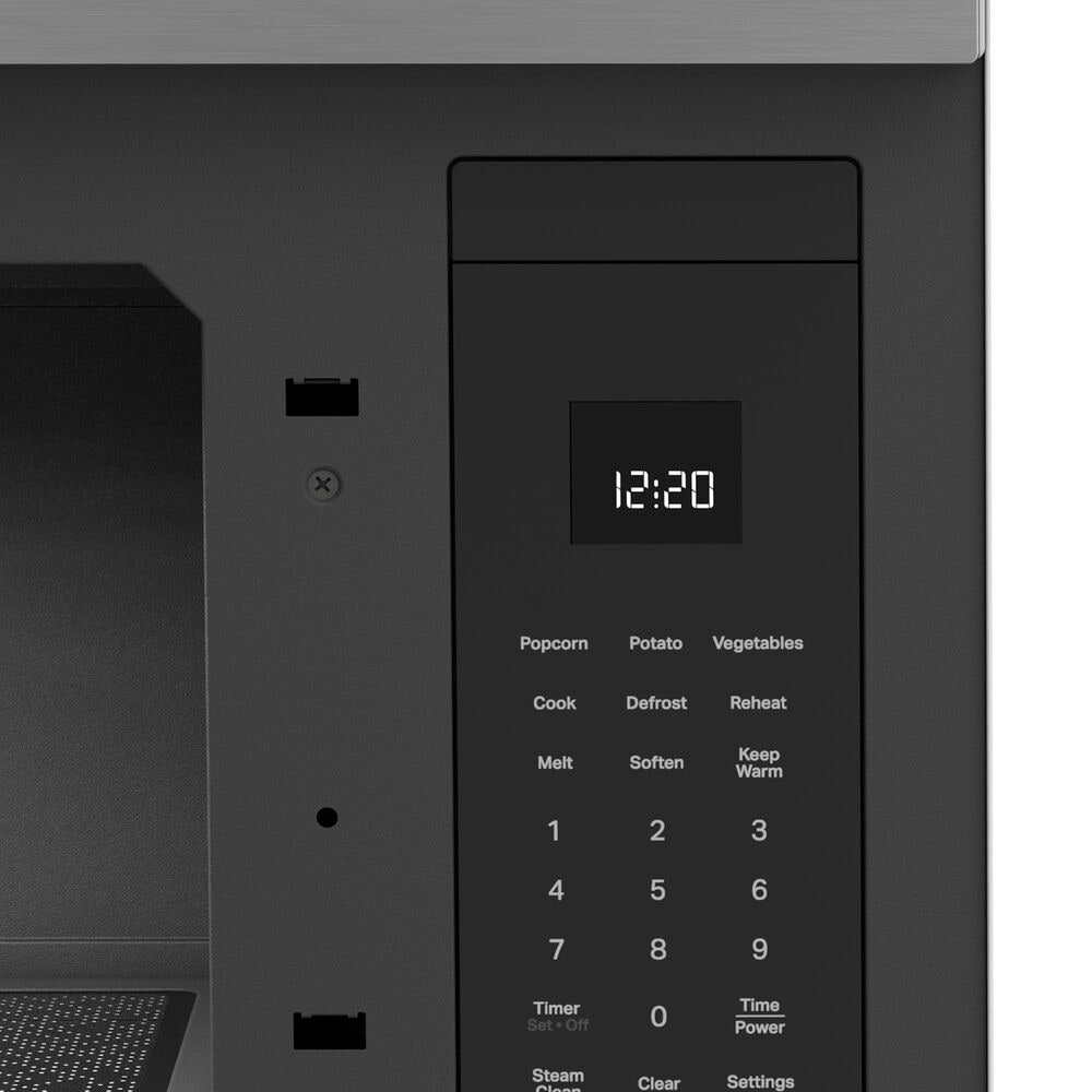 Whirlpool 2-Piece Kitchen Package with Black Stainless 5 Cu. Ft. Smart Gas Range and Fingerprint Resistant Stainless Steel 1.1 Cu. Ft. Flush Mount Microwave, , large