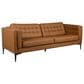 Bordeaux & Co Stationary Leather Sofa and Chair Set in Oslo Antelope, , large