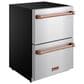 Thor Kitchen Gordon Ramsay 5.4 Cu. Ft. Undercounter Drawer Refrigerator with Rose Gold Handle Kit in Stainless Steel, , large