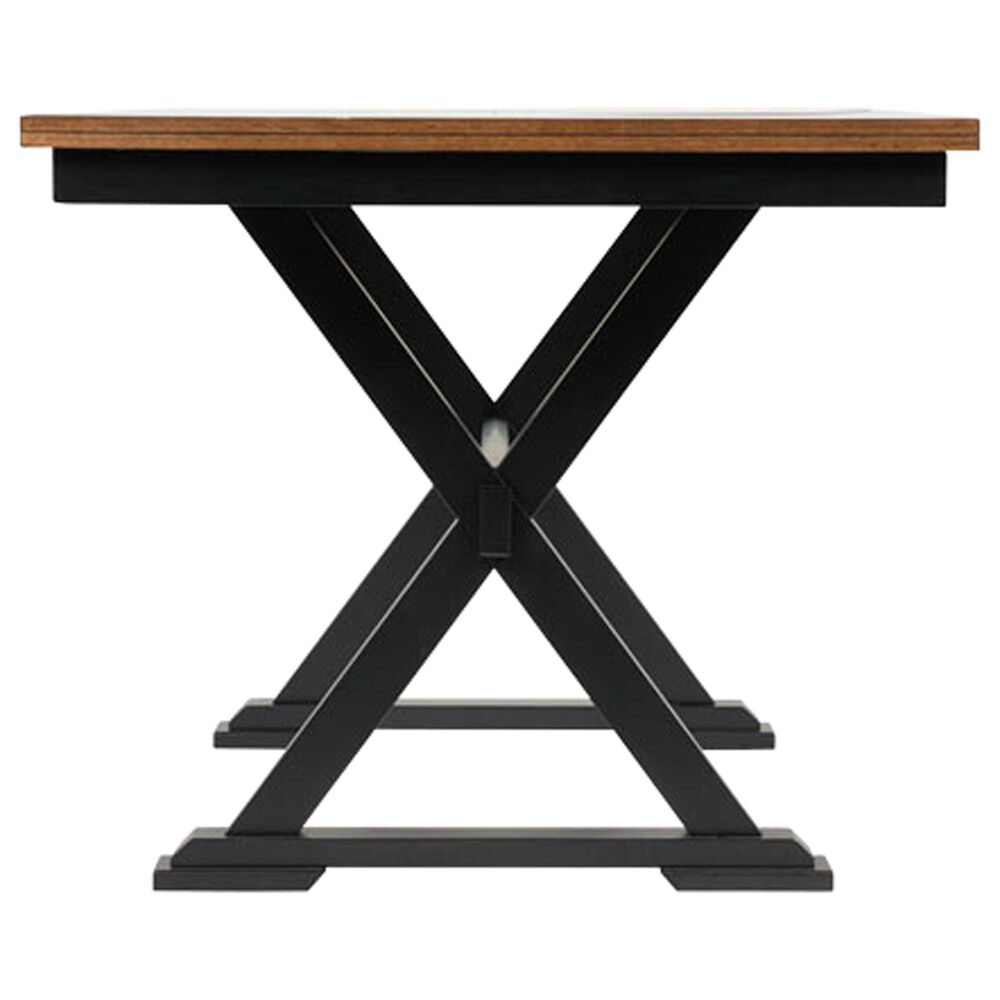 Ashley Wildenauer Counter Height Table with 18" Butterfly Leaf in Brown and Black - Table Only, , large