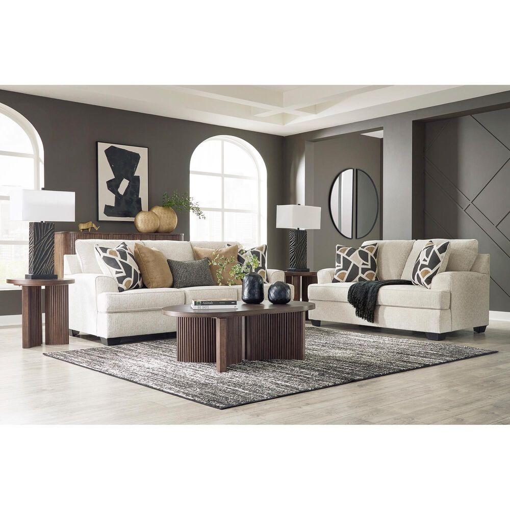 Ashley Heartcort Stationary Loveseat in Quartz, , large