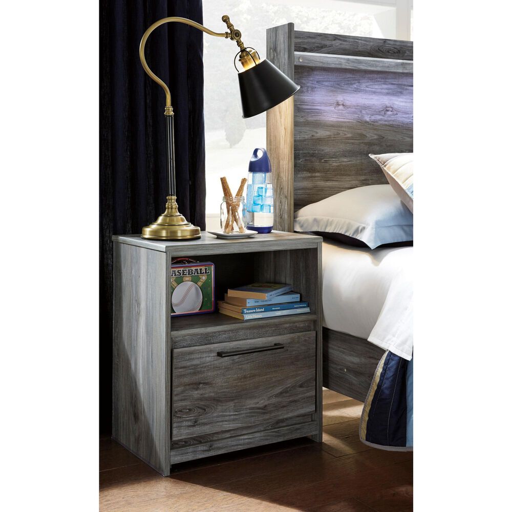 Ashley Baystorm 5-Piece Queen Bedroom Set in Gray, , large