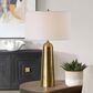 Uttermost Flinchem Table Lamp in Antique Brass, , large