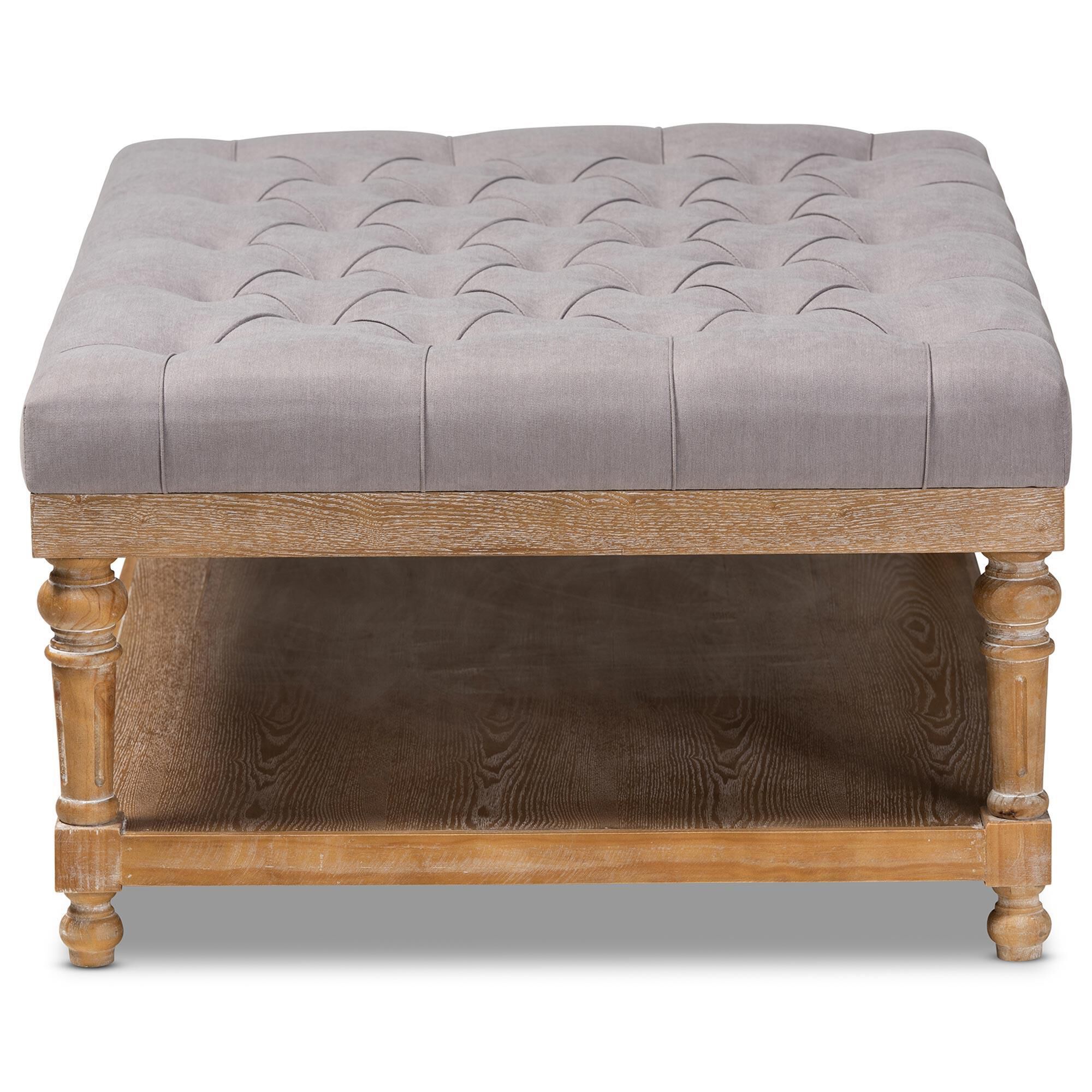 Baxton Studio Lindsey Cocktail Ottoman