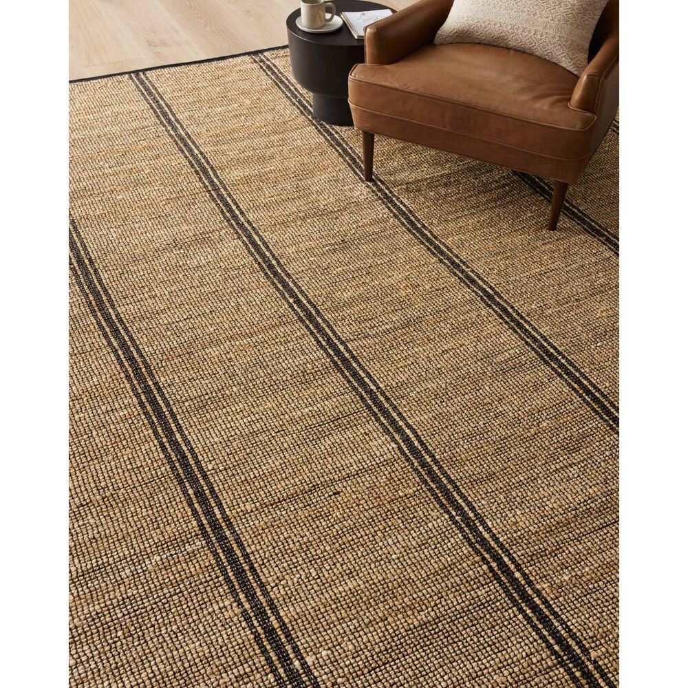 Angela Rose Colton 5&#39; x 7&#39; Natural and Black Area Rug, , large