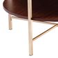 Southern Enterprises Ardmillan Coffee Table in Brass, Tobacco, and White, , large