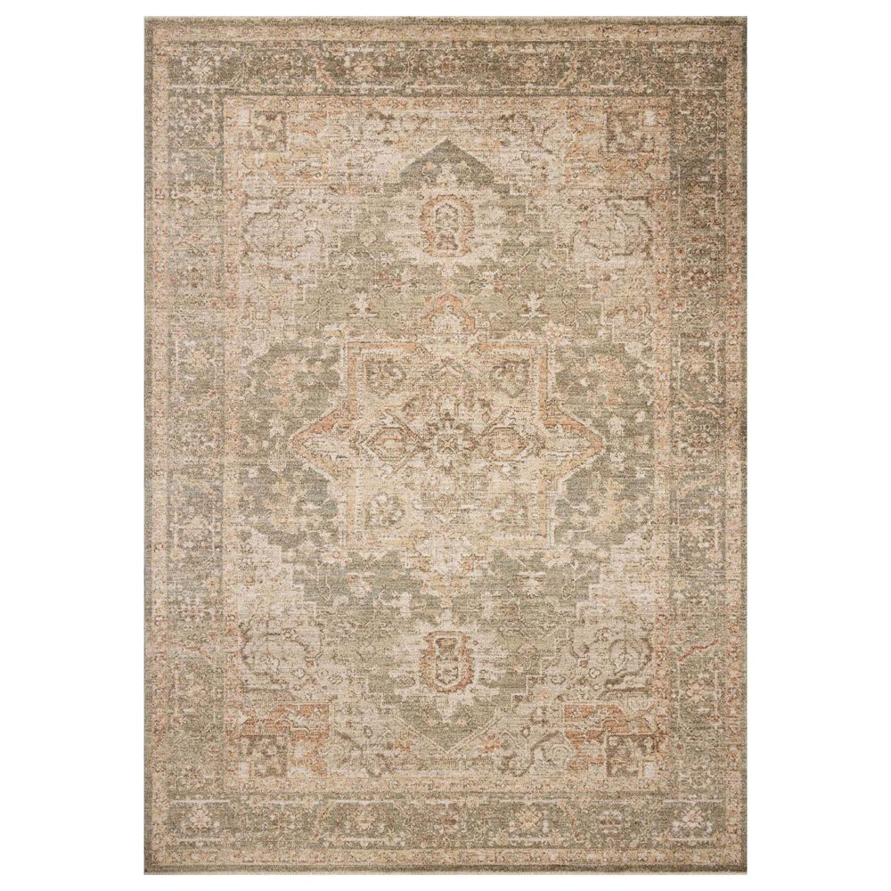 Chris Loves Julia x Loloi Palma Olive and Spice 7"10" x 10" Area Rug, , large