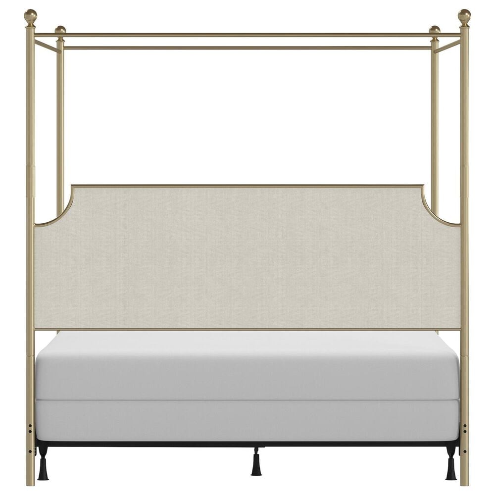 Richlands Furniture McArthur King Canopy Bed in Beige, , large