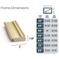 Deco TV Frames Premiere 43" Frame Bezel for Samsung the Frame TV in Antique White, , large