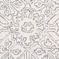 Feizy Belfort 5" x 8" Ivory and Charcoal Area Rug, , large