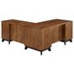 Wycliff Bay PEDASTAL L-DESK, , large