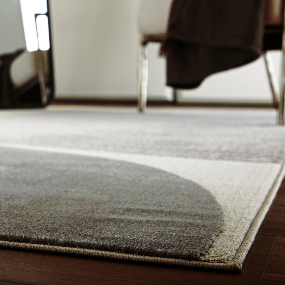 Ashley Winderburg 5&#39; x 7&#39; Gray and Ivory Area Rug, , large