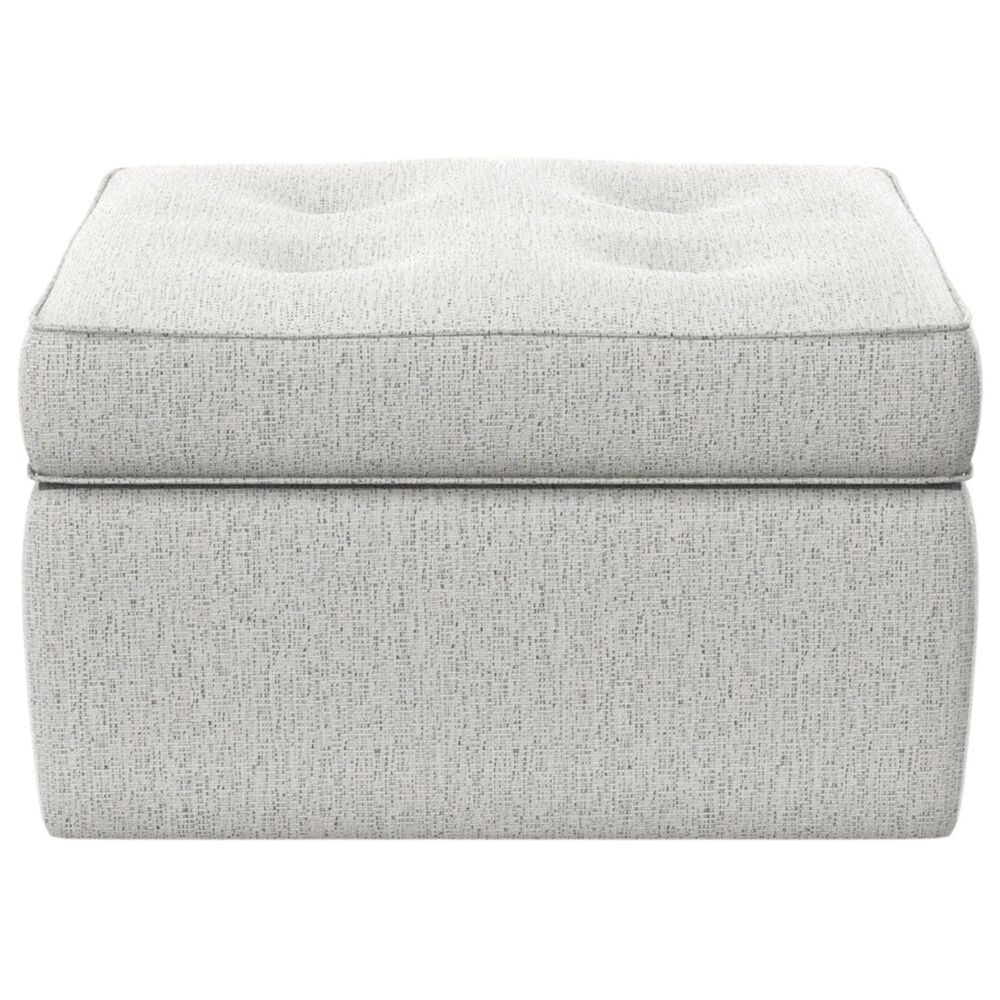 England Furniture Walker Storage Ottoman with Casters in Benson Granite, , large
