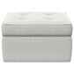 England Furniture Walker Storage Ottoman with Casters in Benson Granite, , large