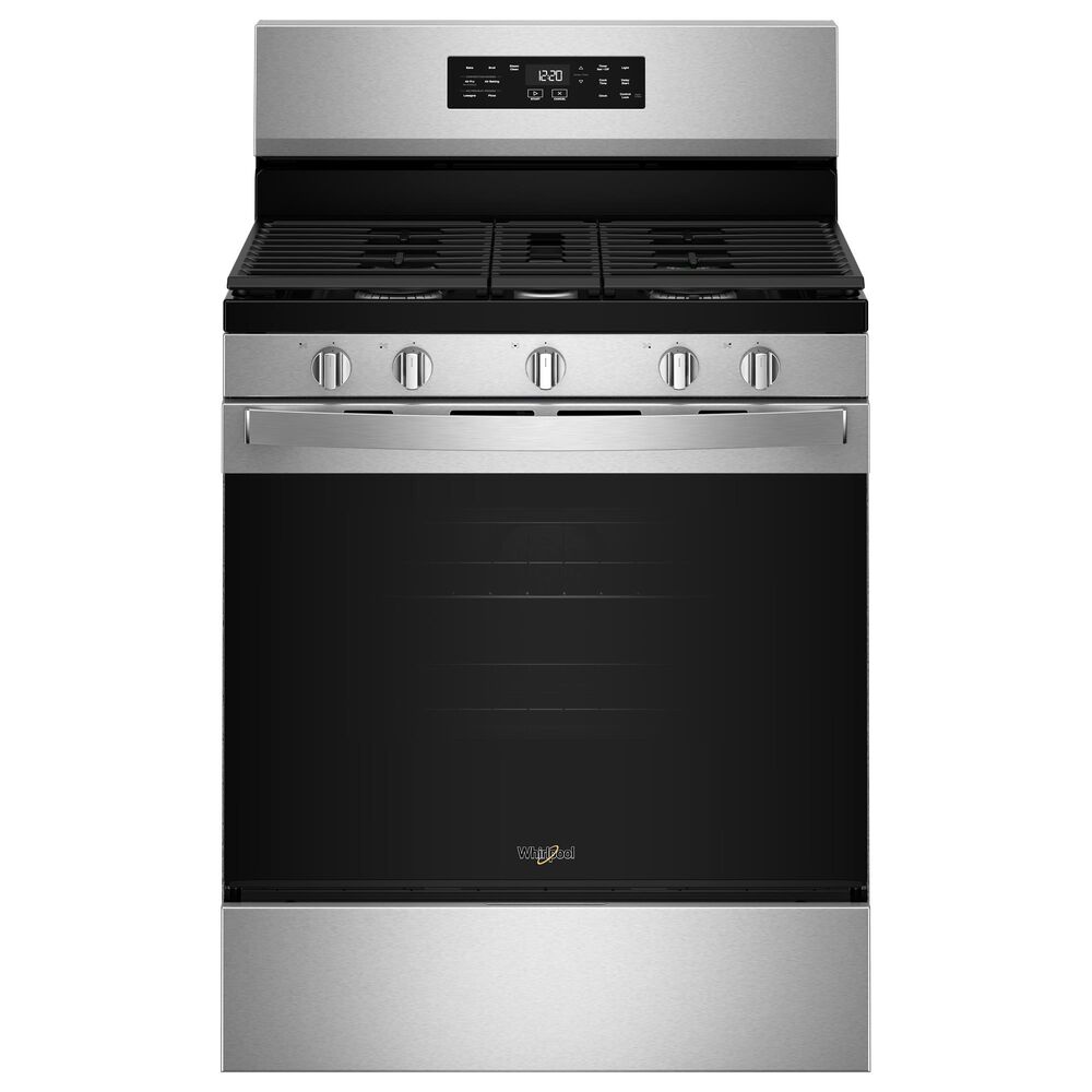 Whirlpool 5 Cu. Ft. Freestanding Gas Range in Stainless Steel, , large