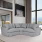 Blue River Ciara 3-Piece Stationary Sectional Sofa in Slate Gray, , large