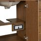 37B Lucerne 48" Single Bathroom Vanity in Dark Maplewood with Marble Top and Backsplash, , large