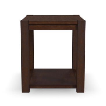 Flexsteel Boulder End Table in Brown, , large
