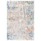 Safavieh Aston ASN728 3" x 5" Ivory and Navy Area Rug, , large