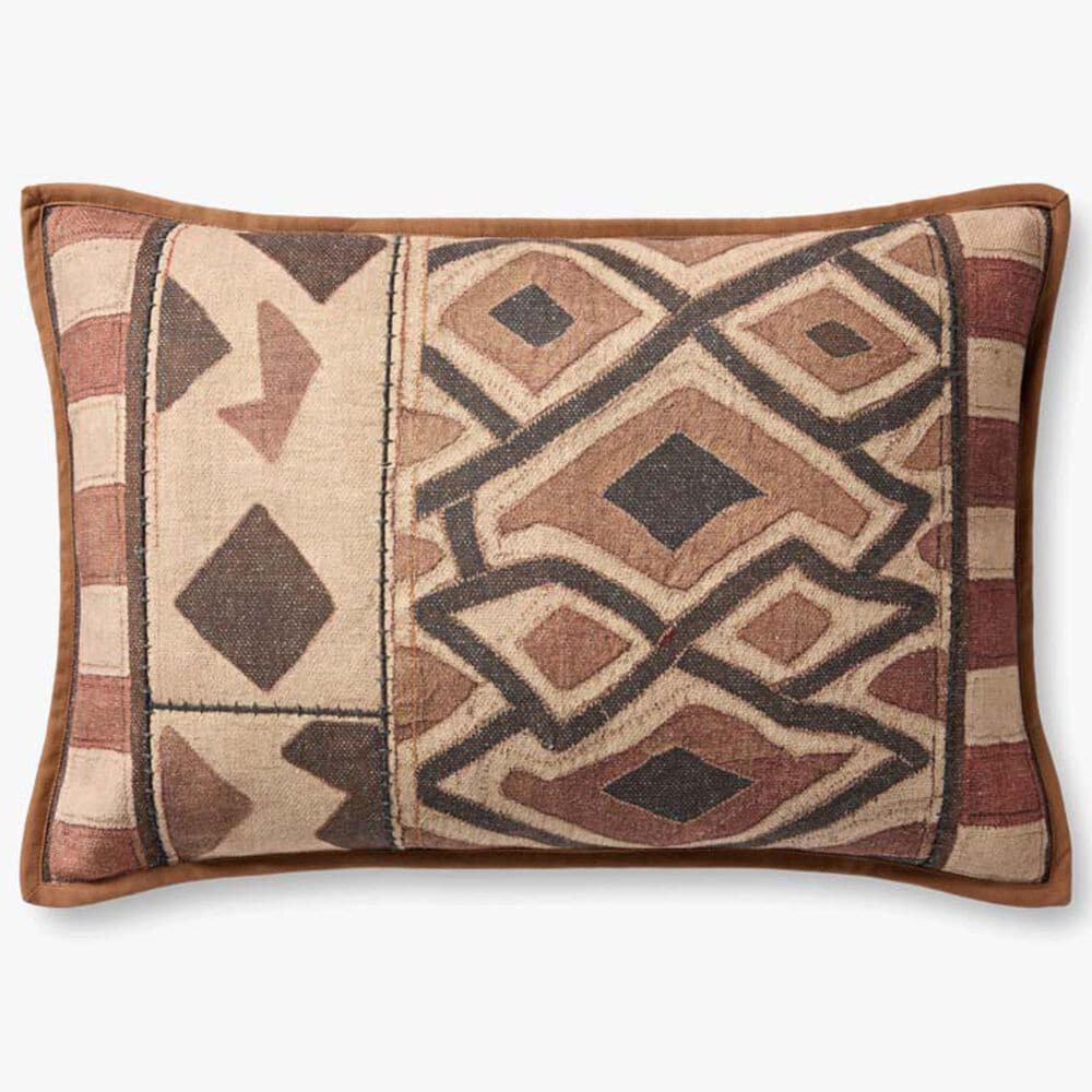 Loloi 16" x 26" Lumbar Throw Pillow in Multicolor, , large