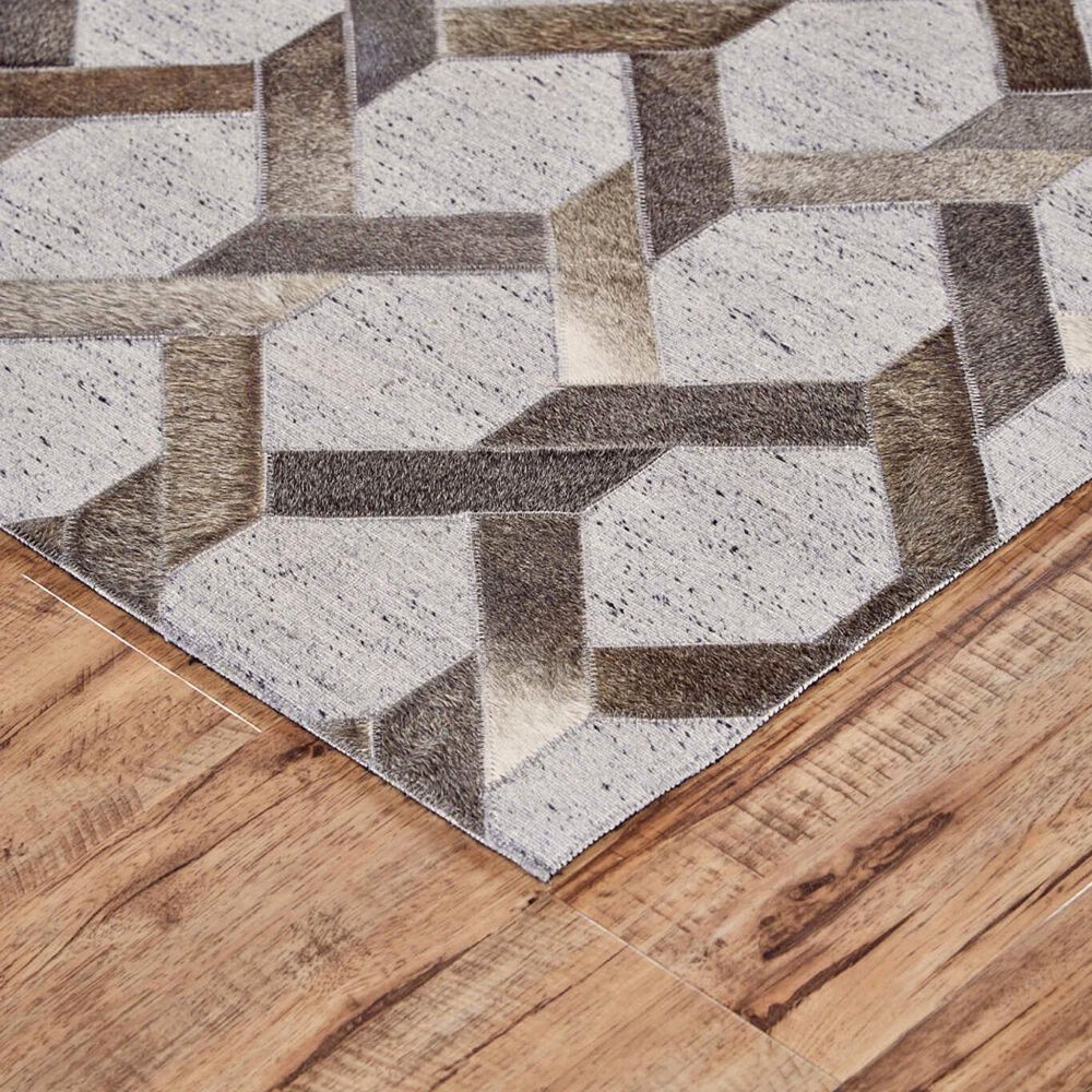 Feizy Fannin 2&#39; x 3&#39; Steel and Storm Area Rug, , large