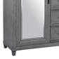 Riva Ridge Caraway 5-Drawer Sliding Door Chest in Aged Slate, , large