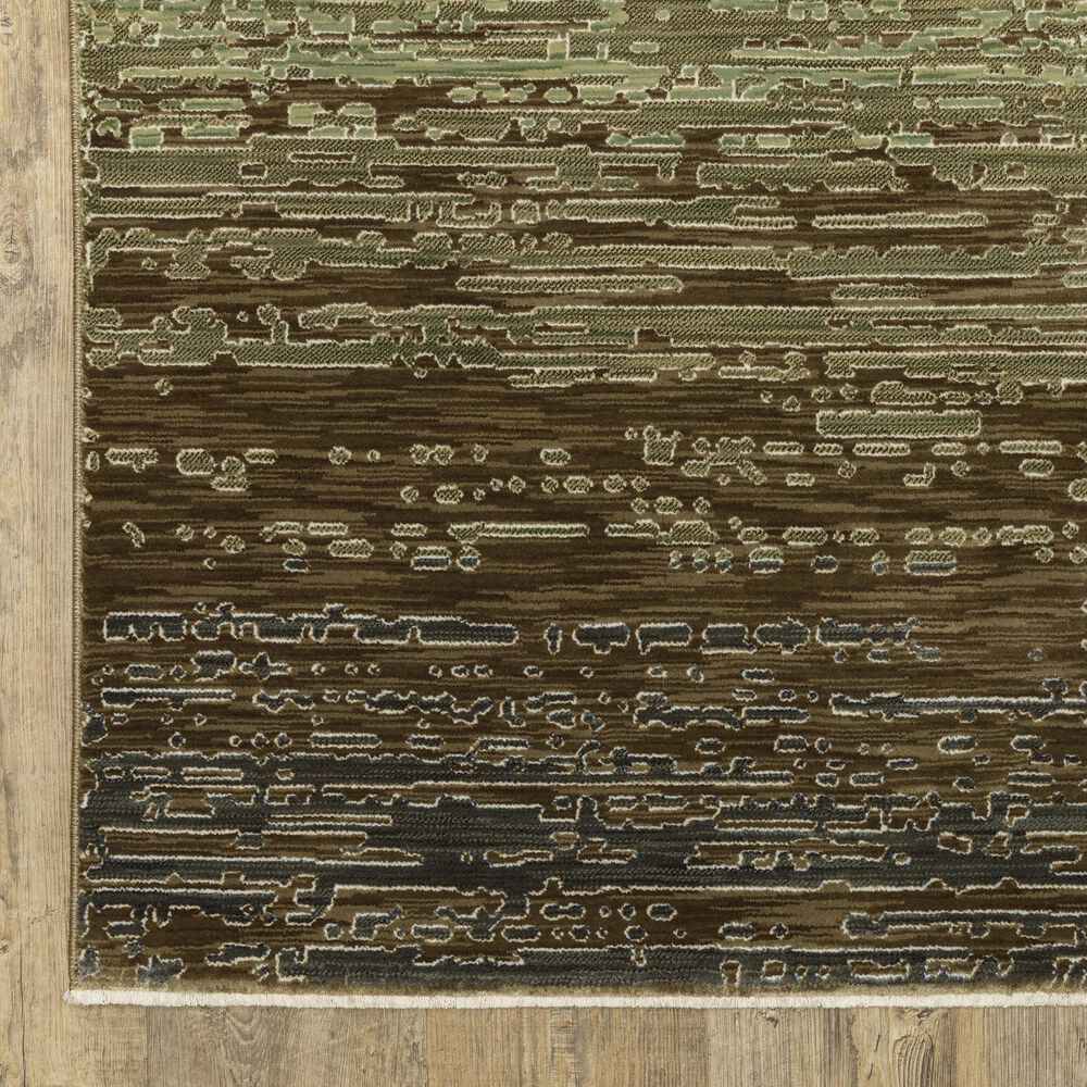 Oriental Weavers Reed 2&#39;3&quot; x 7&#39;6&quot; Beige and Green Runner, , large
