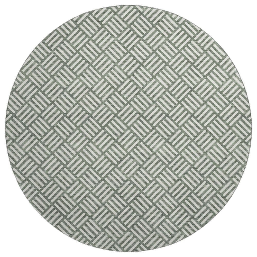 Dalyn Rug Company The Reserve TR3 Basil 8" Round Indoor/Outdoor Area Rug, , large