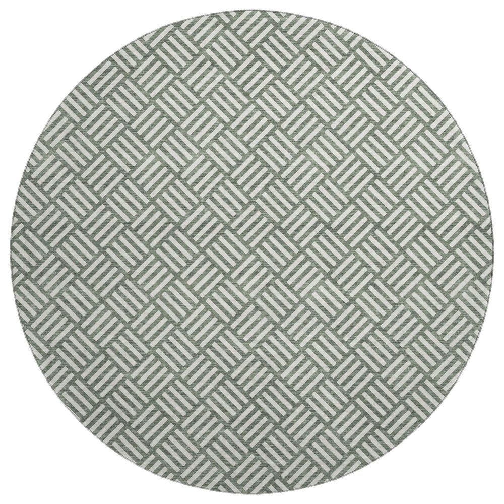 Dalyn Rug Company The Reserve TR3 Basil 8" Round Indoor/Outdoor Area Rug, , large