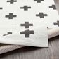 Surya Moroccan Shag MCS-2306 2" x 3" Black and White Area Rug, , large