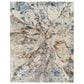 Surya Laila LAA-2316 7"10" x 10"3" Teal, Orange, Saffron, Gray, Beige and Cream Area Rug, , large