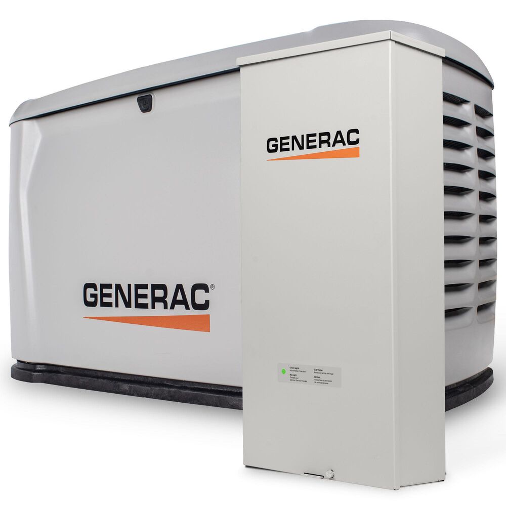 Generac 18kW Home Standby Generator & Transfer Switch, , large