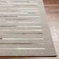 Surya Eloquent 10" x 14" Light Gray, Light Beige and Black Area Rug, , large