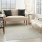 Nourison Positano 3" x 5" Light Grey Indoor/Outdoor Area Rug, , large